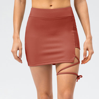 Spring/Summer Tennis Skort: Lace-Up Detail, Built-In Shorts & Multi-Sport